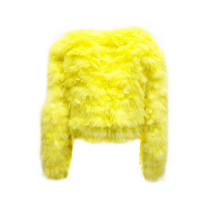 Bicolor Feather Bomber