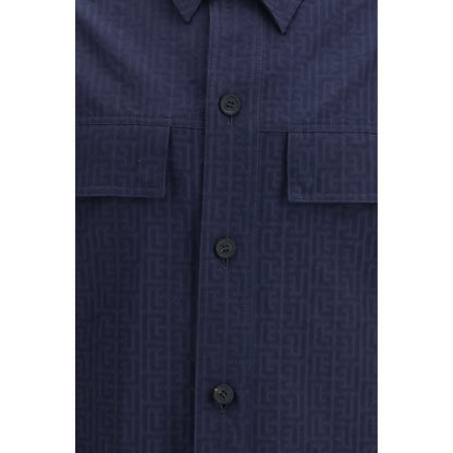Blue Cotton Coat