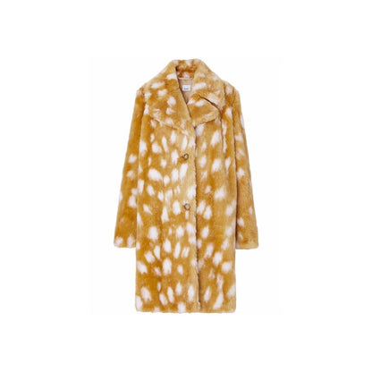 Beige Lambskin Coat