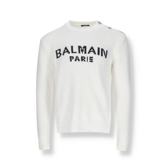 White Cotton Sweatshirt