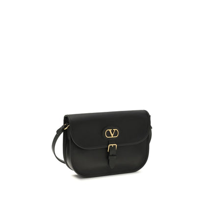 Black Calf Leather Bos Taurus Shoulder Bag