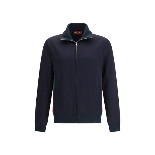 Blue Polyester Shell Jacket