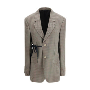 Multicolor Lyocell Coat