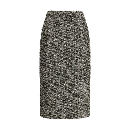 Multicolor Polyamide Midi Skirt