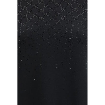 Black Wool Oves Aries Casual Dress