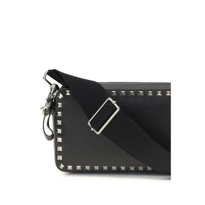 Black Calf Leather Bos Taurus Shoulder Bag