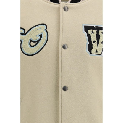 Beige Wool Oves Aries Bomber