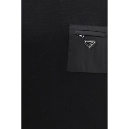 Black Wool Sweatshirt