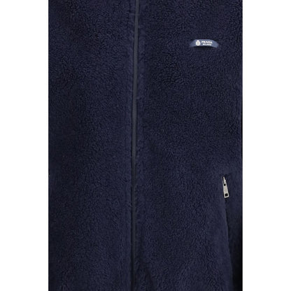 Blue Polyamide Full-Length Jacket