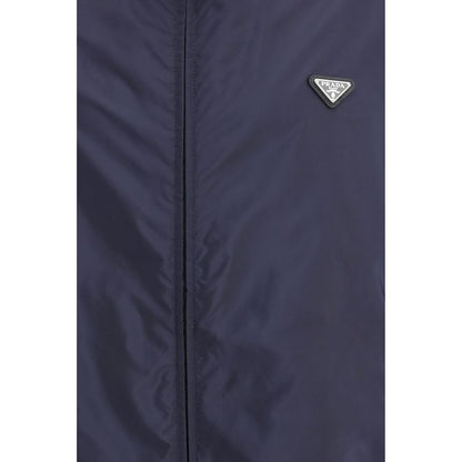Blue Recycled Polyamide Shell Jacket