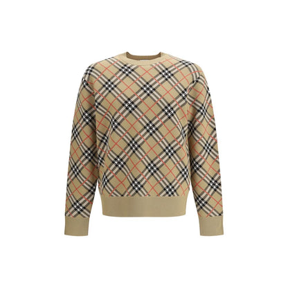 Beige Cotton Sweatshirt