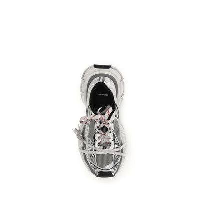 Multicolor Polyester Athletic Sneakers