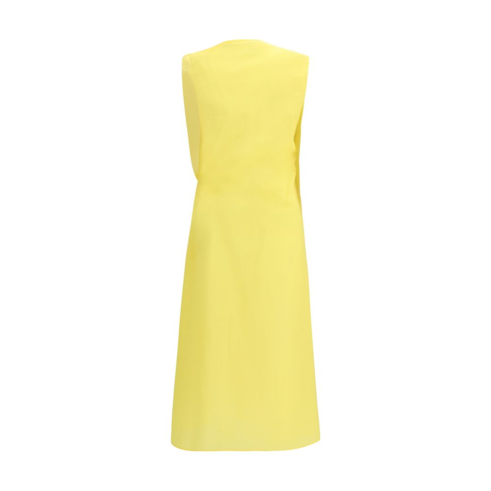 Bicolor Cotton Casual Dress