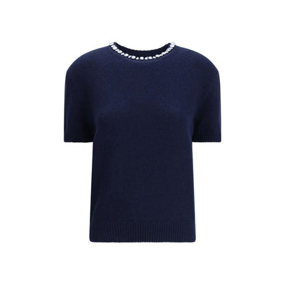 Blue Wool Sweatshirt