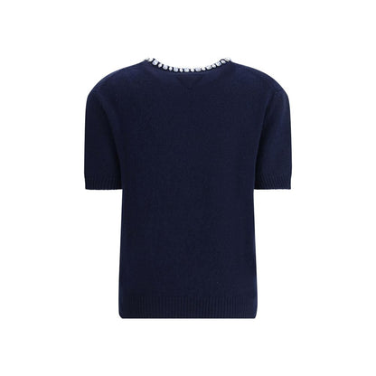 Blue Wool Sweatshirt