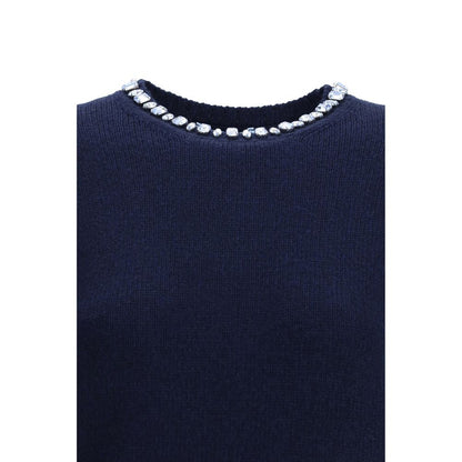 Blue Wool Sweatshirt