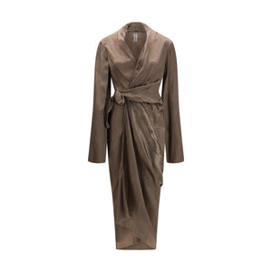 Brown Copper Casual Dress