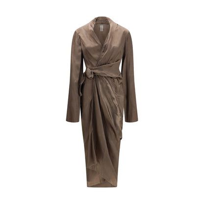 Brown Copper Casual Dress