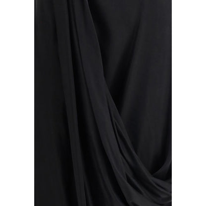Black Copper Midi Skirt