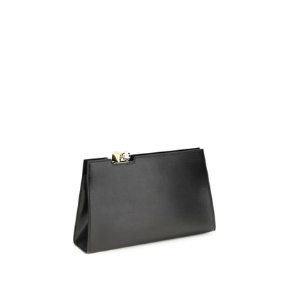 Black Calf Leather Bos Taurus Shoulder Bag