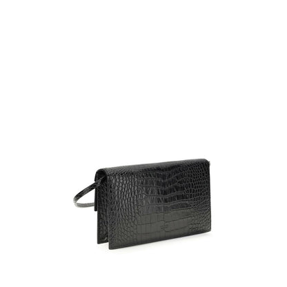 Black Calf Leather Bos Taurus Shoulder Bag