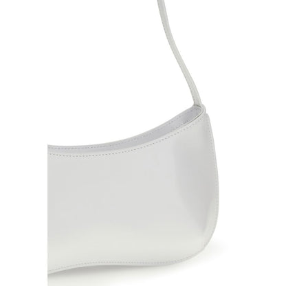 White Calf Leather Bos Taurus Shoulder Bag