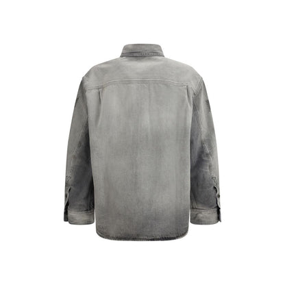 Gray Denim Shirt