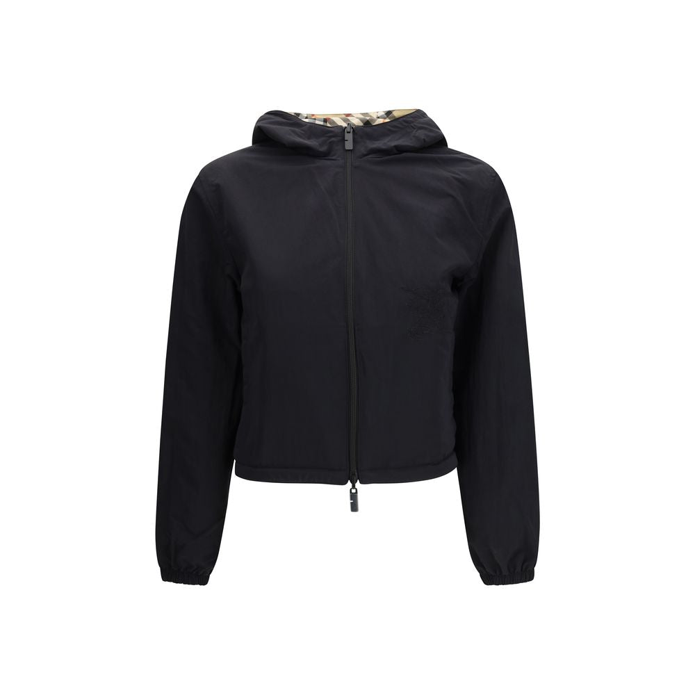 Beige Polyester Full-Length Jacket