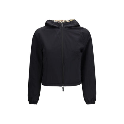 Beige Polyester Full-Length Jacket