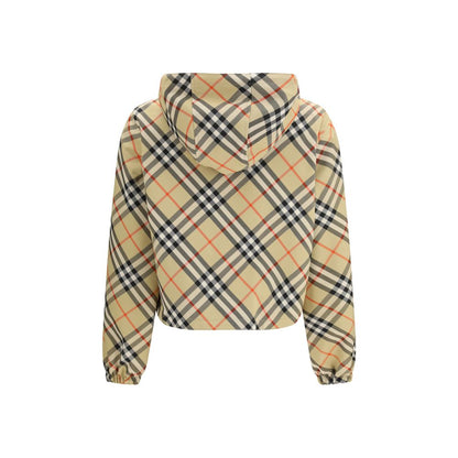 Beige Polyester Full-Length Jacket