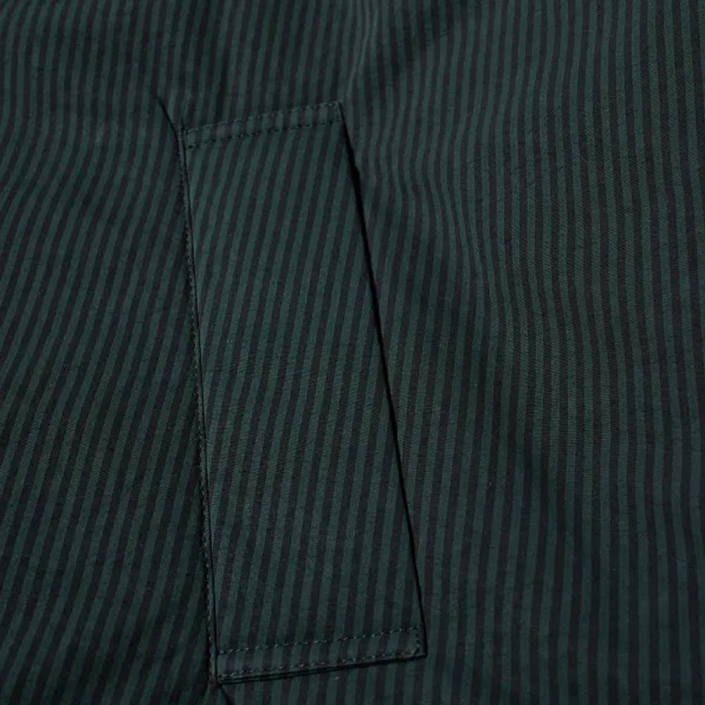 Black Cotton Full-Length Jacket