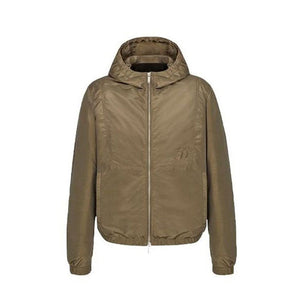 Bicolor Polyamide Full-Length Jacket