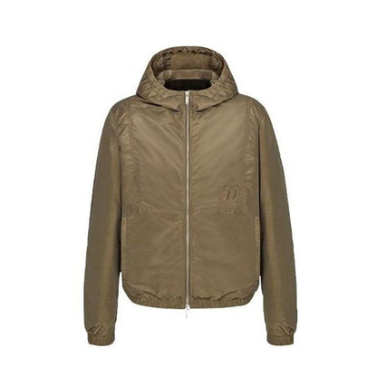 Bicolor Polyamide Full-Length Jacket
