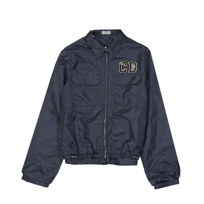 Blue Polyamide Shell Jacket