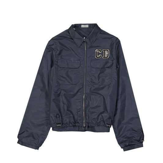 Blue Polyamide Jacket