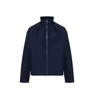 Blue Marabou Full-Length Jacket