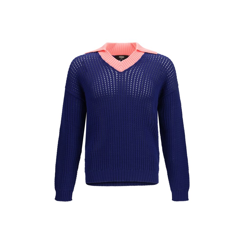 Blue Cotton Sweatshirt
