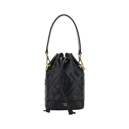 Black Calf Leather Bos Taurus Backet Bag