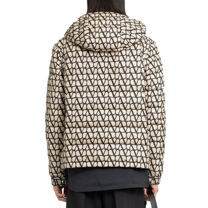 Beige Polyamide Coat