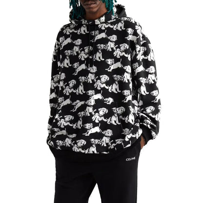 Black Cotton Sweatshirt