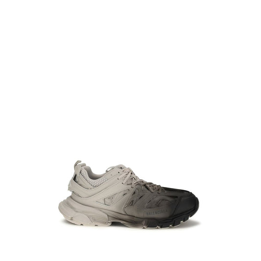 Gray Polyamide Athletic Sneakers