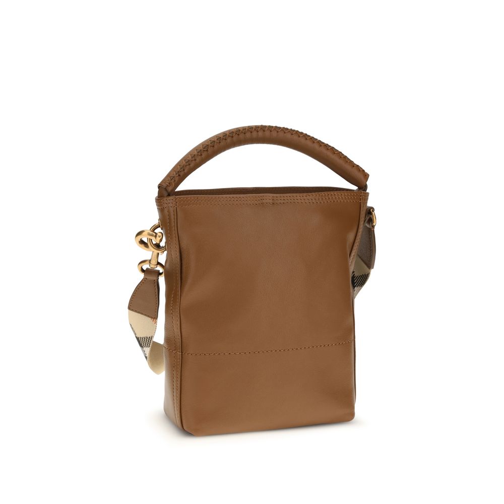 Brown Calf Leather Bos Taurus Backet Bag