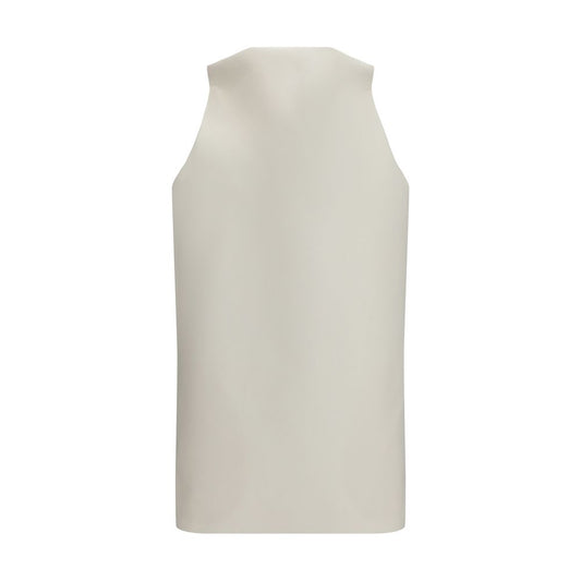Beige Wool Oves Aries Casual Dress