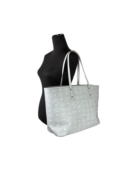 MCM Aren Leather Shoulder Tote Bag