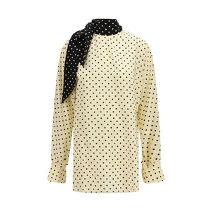 Beige Silk Blouse