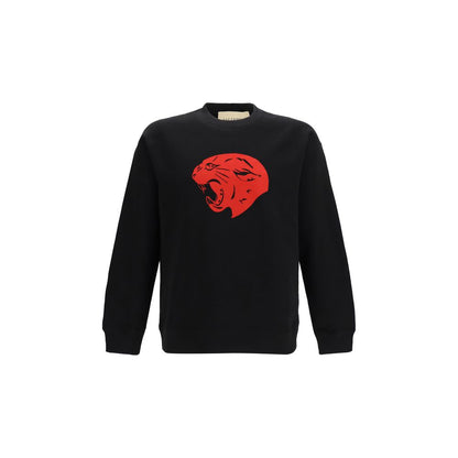 Black Cotton Sweatshirt