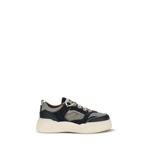 Multicolor Calf Leather Bos Taurus Athletic Sneakers