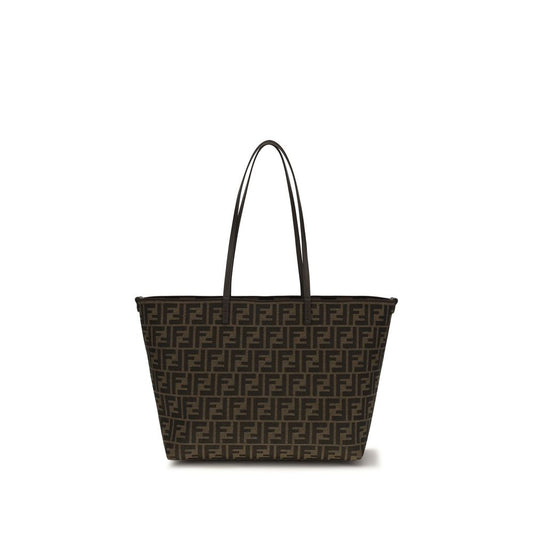 Brown Fabric Shoulder Bag