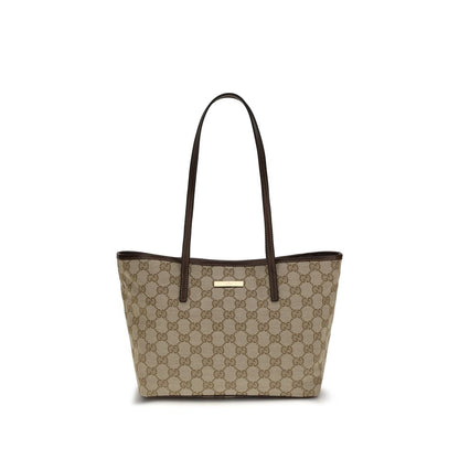 Beige Polyester Shoulder Bag