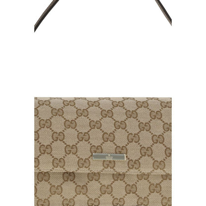 Brown Fabric Shoulder Bag
